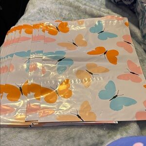 10 butterfly poly mailers